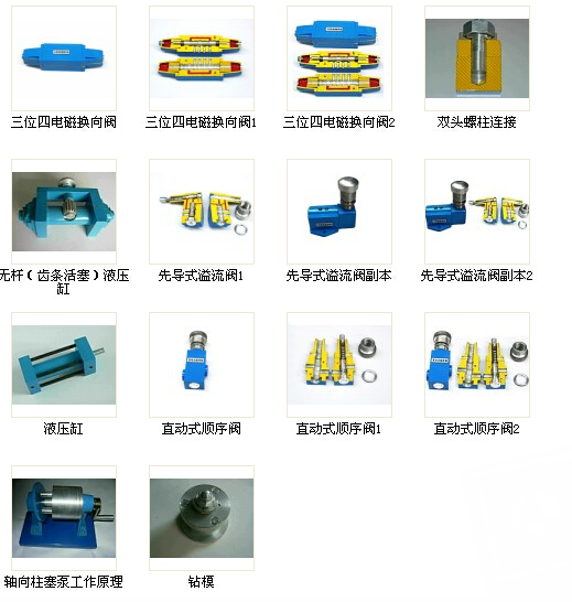 鋁制液壓件教學(xué)模型